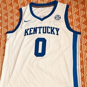 University of Kentucky men’s basketball jersey #0 Rob Dillingham